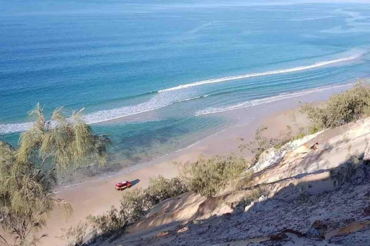 Ocean Breeze At Rainbow Beach Australia